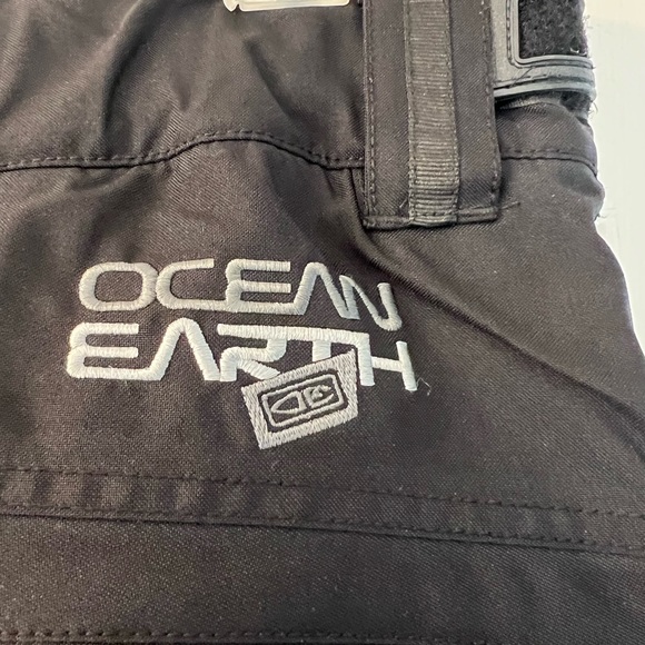 Ocean Earth OE Pro series black snowboard/ Ski pants size M. Fleece lined - Picture 7 of 14